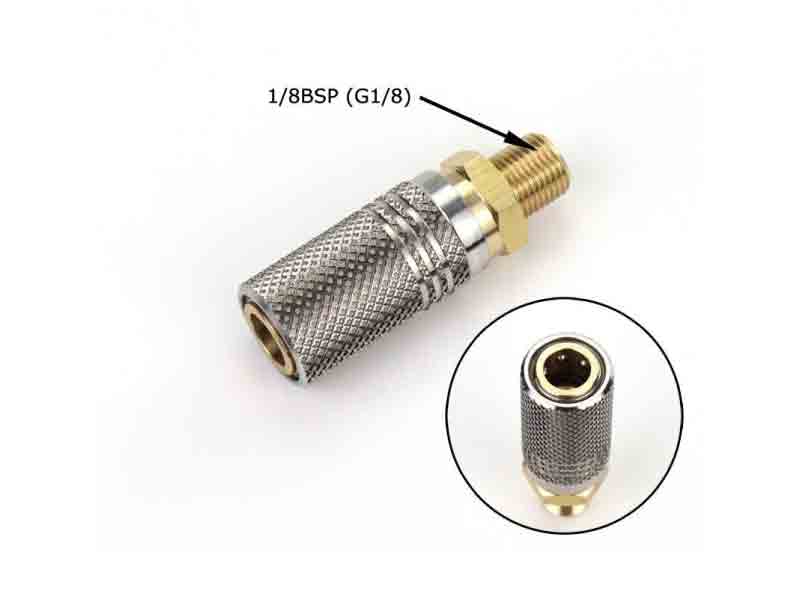 Extended PCP Air Charging Quick Release Adapter Socket 18 BSP (2)